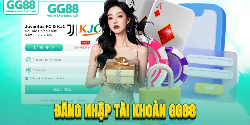 Quy tr&igrave;nh đăng nhập tr&ecirc;n nền tảng GG88